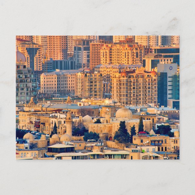 Cartão Postal Vista de Baku (Frente)
