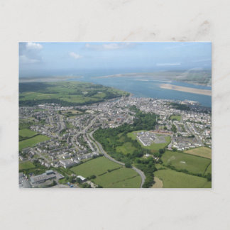Cartão Postal Vista de Caernarfon e Anglesea