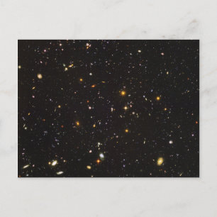 Cartão Postal Vista de Campo Ultra Profundo do Hubble de 10.000 