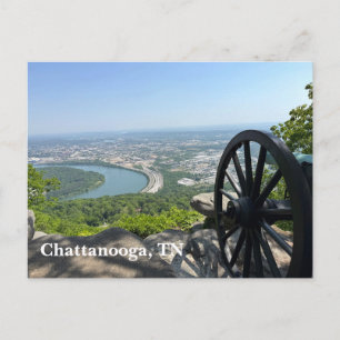 Cartão Postal Vista de Chattanooga, TN do Monte Overlook