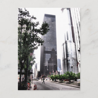 Cartão Postal Vista de Chicago