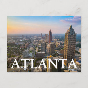 Cartão Postal Vista de Cidade   Atlanta, Geórgia