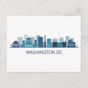 Cartão Postal Vista de Cidade do Paisagem   Washington D.C.