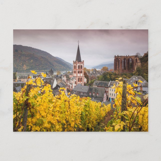 Cartão Postal Vista de Cidade Elevada | Alemanha (Frente)