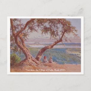 Cartão Postal Vista de Corfu, Grécia Início do século XX