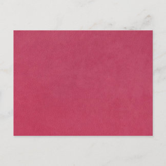 Cartão Postal Vista de couro rosa