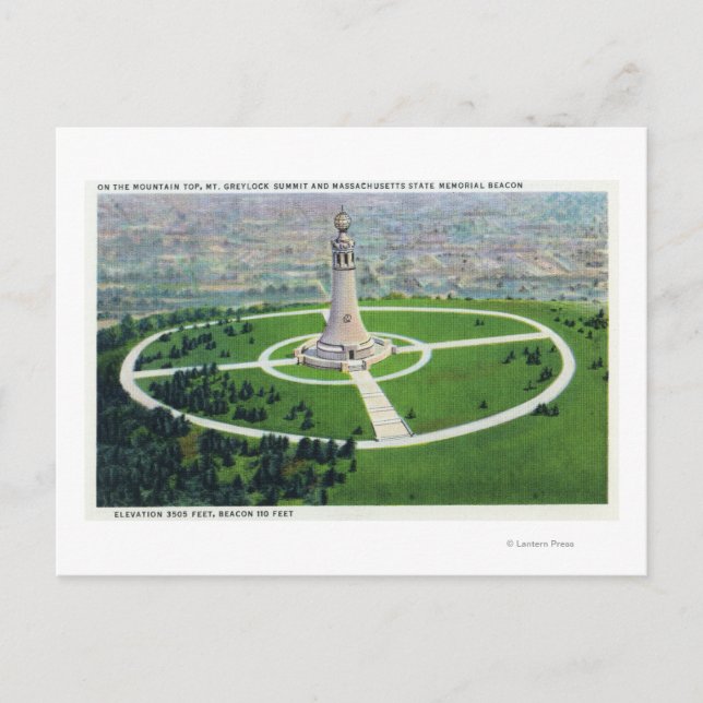 Cartão Postal Vista de Cúpula do Estado-Membro MÃE Beacon (Frente)