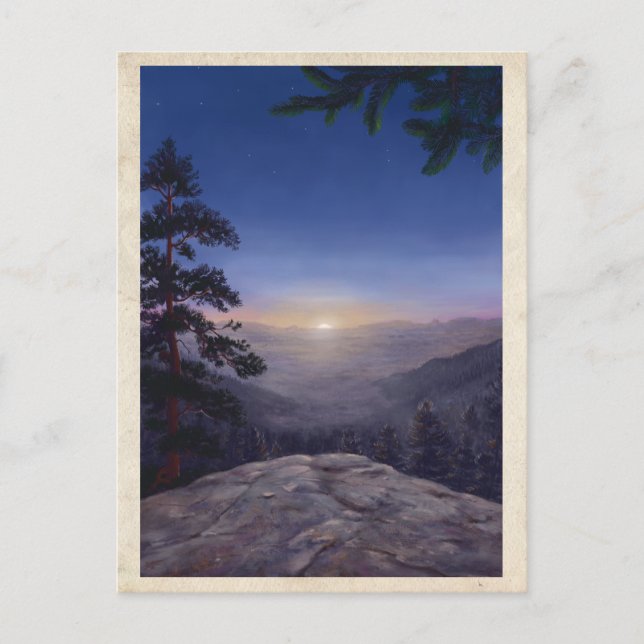 Cartão Postal Vista de David - Cartão-postal (Frente)