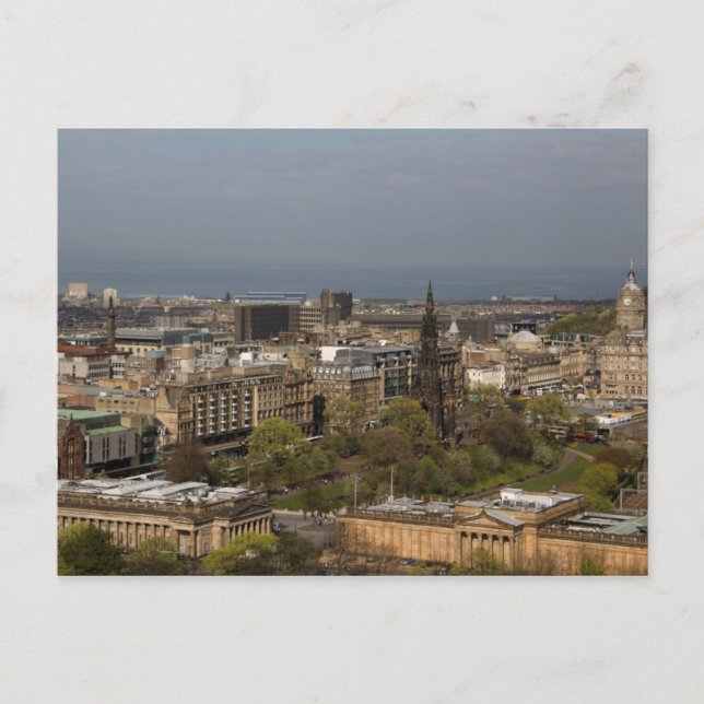 Cartão Postal Vista de Edimburgo (Frente)
