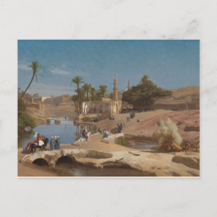 Cartão Postal Vista de EL-Fayoum de Medinet