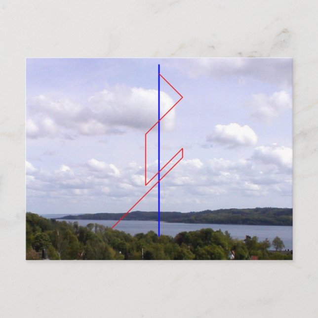 Cartão Postal Vista de Entrada (Frente)