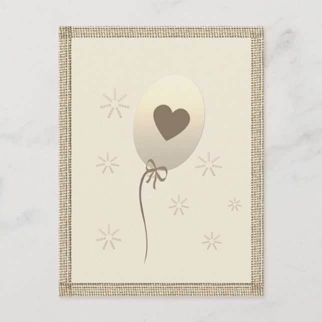 Cartão Postal Vista de Férias Douradas (Frente)