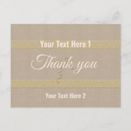 Cartão Postal Vista de Férias Douradas