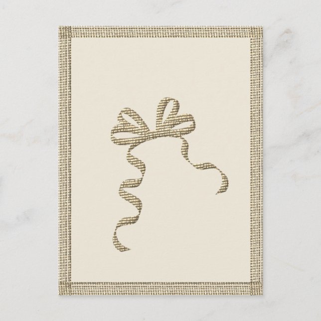 Cartão Postal Vista de Férias Douradas (Frente)