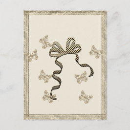 Cartão Postal Vista de Férias Douradas