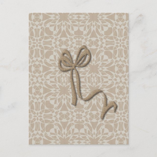 Cartão Postal Vista de Férias Douradas (Frente)