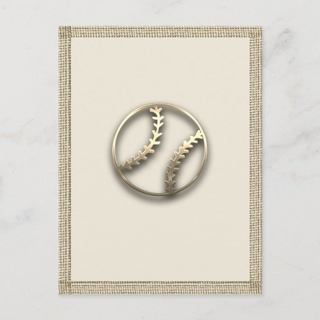 Cartão Postal Vista de Férias Douradas (Frente)