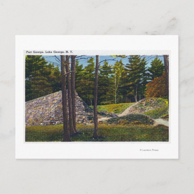 Cartão Postal Vista de Forte George (Frente)