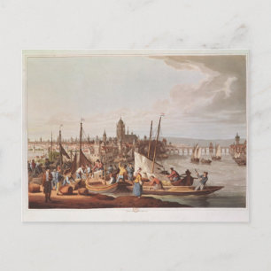 Cartão Postal Vista de Frankfurt, 1814