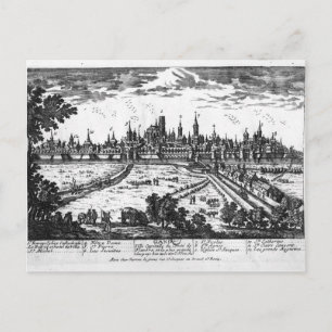 Cartão Postal Vista de Gand