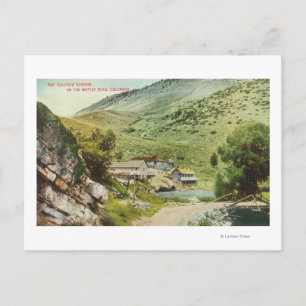 Cartão Postal Vista de Hot Sulphur Springs na Moffat Road
