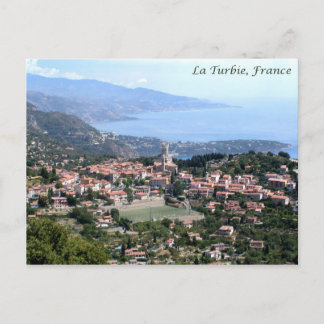 Cartão Postal Vista de La Turbie, França