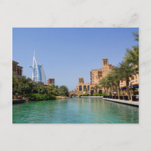 Cartão Postal Vista de Madinat Jumeirah, Dubai
