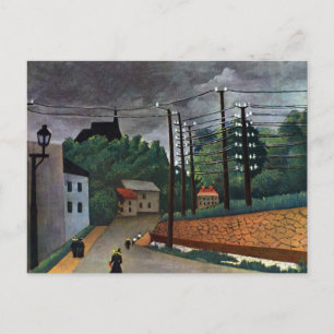 Cartão Postal Vista de Malakoff por Henri Rousseau, Arte Antigo