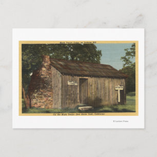 Cartão Postal Vista de Mark Twain Cabin em Jackass Hill