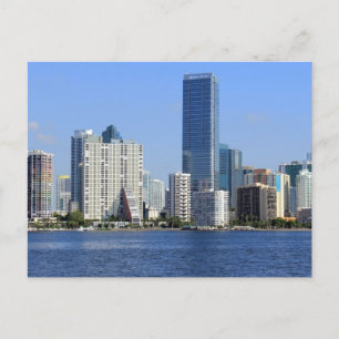 Cartão Postal Vista de Miami Skyline
