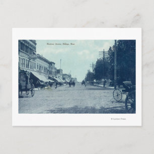 Cartão Postal Vista de Montana AvenueBillings, MT