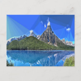 Cartão Postal Vista de montanha canadense