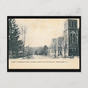 Cartão Postal Vista de Montclair, NJ 1906 Vintage