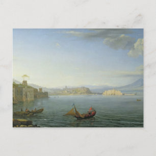 Cartão Postal Vista de Nápoles, 1750