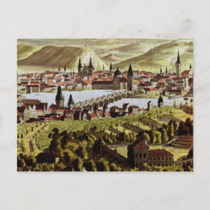 Cartão Postal Vista de Praga