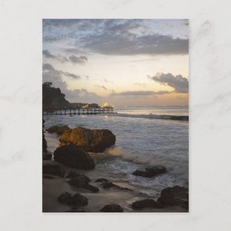 Cartão Postal Vista de praia de Bali