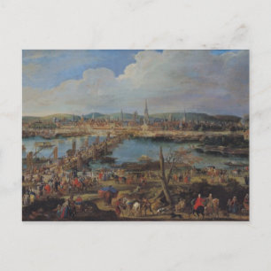 Cartão Postal Vista de Rouen a partir do Santo-Sever, c.1715-20