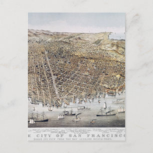 Cartão Postal Vista De São Francisco, 1878