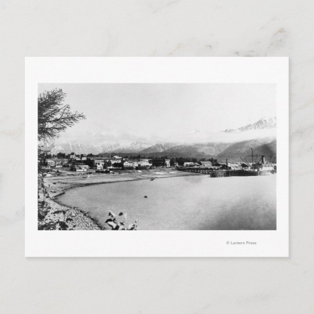 Cartão Postal Vista de Seward, Alaska PhotochartSeward, AK (Frente)