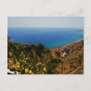 Cartão Postal Vista de Taormina 1