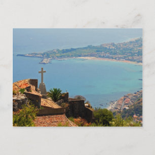 Cartão Postal Vista de Taormina 3