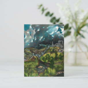 Cartão Postal Vista de Toledo   El Greco  