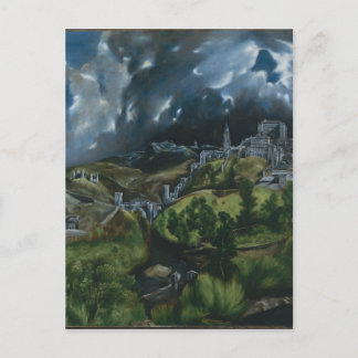 Cartão Postal Vista de Toledo por El Greco