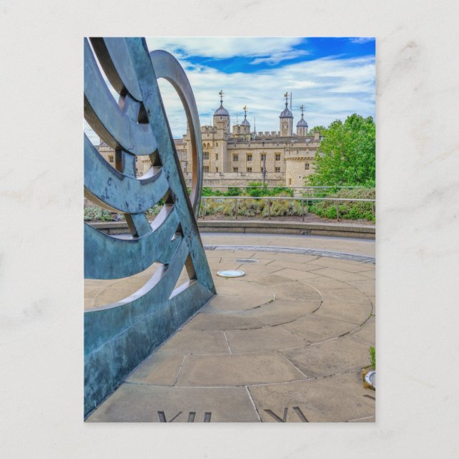 Cartão Postal Vista de Tower Hill, Londres, Reino Unido (Frente)