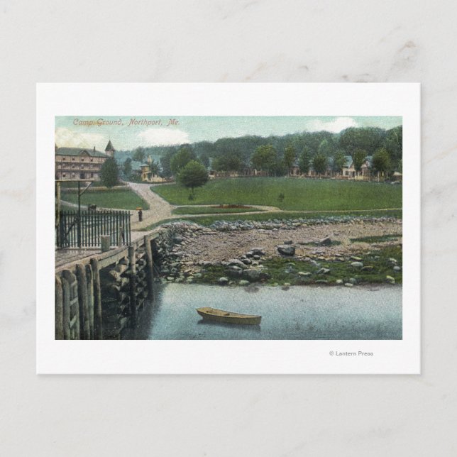 Cartão Postal Vista de um terreno de campo (Frente)