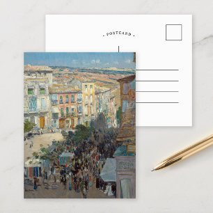 Cartão Postal Vista de uma Cidade Francesa do Sul   Childe Hassa