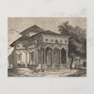 Cartão Postal Vista de uma Igreja em Bucareste
