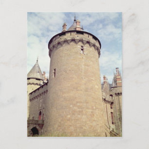 Cartão Postal Vista de uma torre do castelo