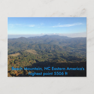 Cartão Postal Vista de Verão da montanha Beech