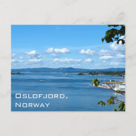 Cartão Postal Vista de Verão de Oslofjord de Oslo, Noruega